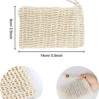 Bustina portasapone in sisal