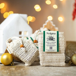 Bustina portasapone in sisal