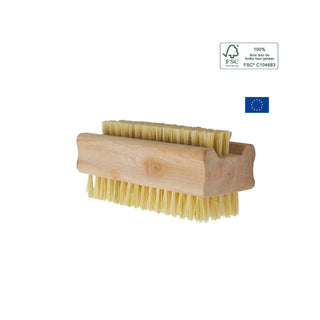 Spazzolina per le unghie in legno e setole naturali