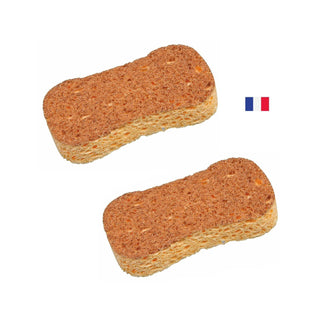 Spugna in cellulosa e noci di cocco biodegradabile (set da 2)