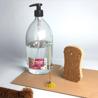 Spugna in cellulosa e noci di cocco biodegradabile (set da 2)