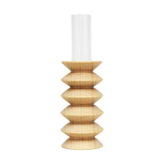 Vaso Totem in legno di faggio - Medium Nº 2
