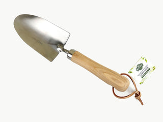 Paletta manuale da giardino in legno e acciaio inox