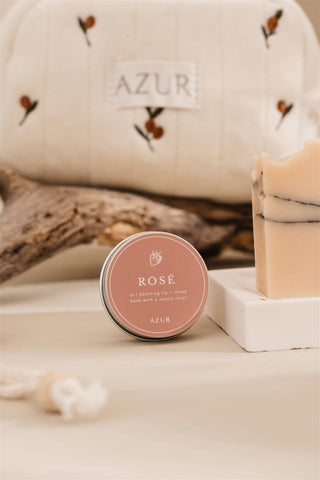Balsamo per labbra naturale colorato ROSÉ - Labbra e viso