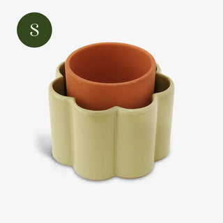 Vaso autoannaffiante Paulita (S) - Verde salvia