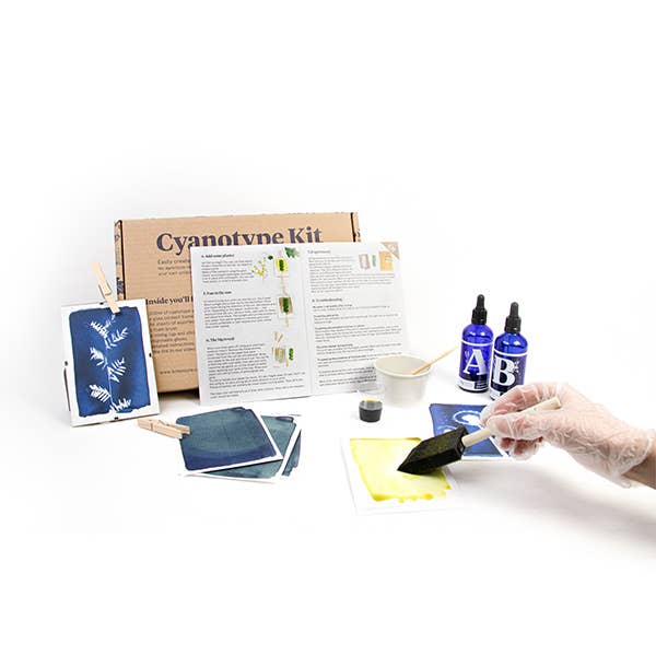 Cyanotype Kit: kit fai da te per stampe in Cianotipia – The Bluebird Shop