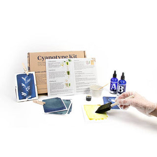 Cyanotype Kit: kit fai da te per stampe in Cianotipia