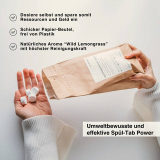 Pastiglie per lavastoviglie (120 mini pastiglie)