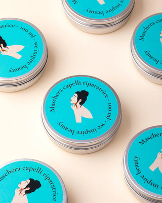 Maschera capelli riparatrice - con cheratina vegetale