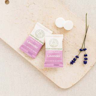 Ricarica mousse sapone per le mani in pastiglie - Fior d'arancio e Lavanda