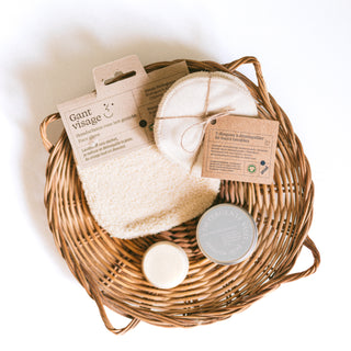 Routine viso consapevole: detergente solido viso + panno viso