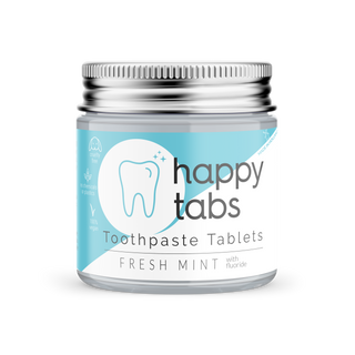 Dentifricio solido in pastiglie Happy Tabs