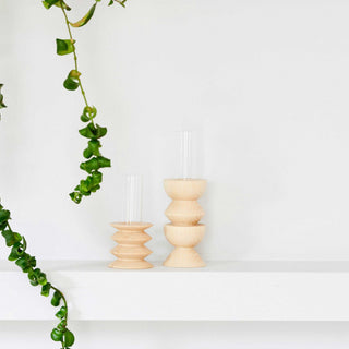 Vaso Totem in legno di faggio - Short Nº 2
